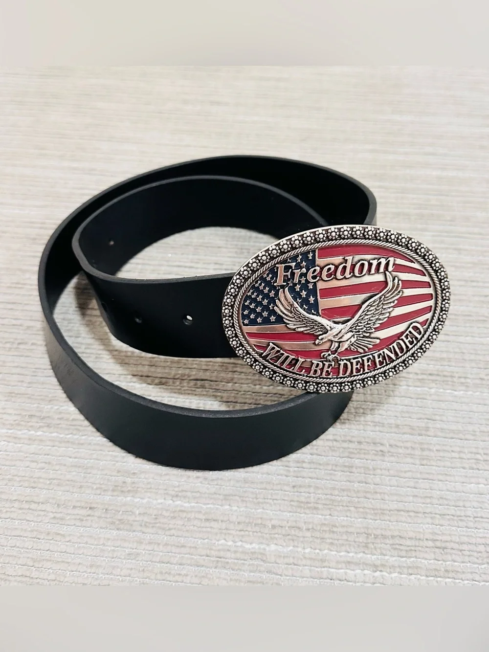 Levi’s Men’s Black Leather Belt Size 36 Genuine Leather Classic Casual Western